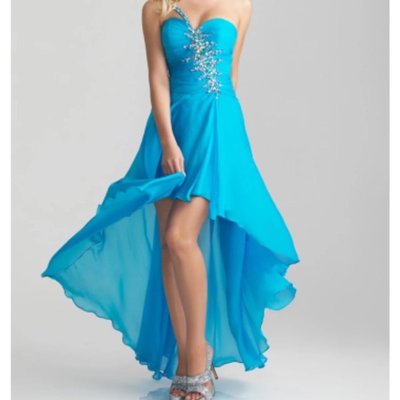 Night Moves Prom Collection Dresses & Skirts - Size 6 Night Moves Blue Hi Low Dress
